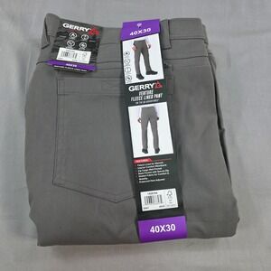 Gerry‎ Venture Fleece Lined Pants Mens 40x30 Gray Warm Water Resistant Stretch